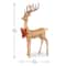 48" Champagne Standing Reindeer, Mini Clear LED Lights